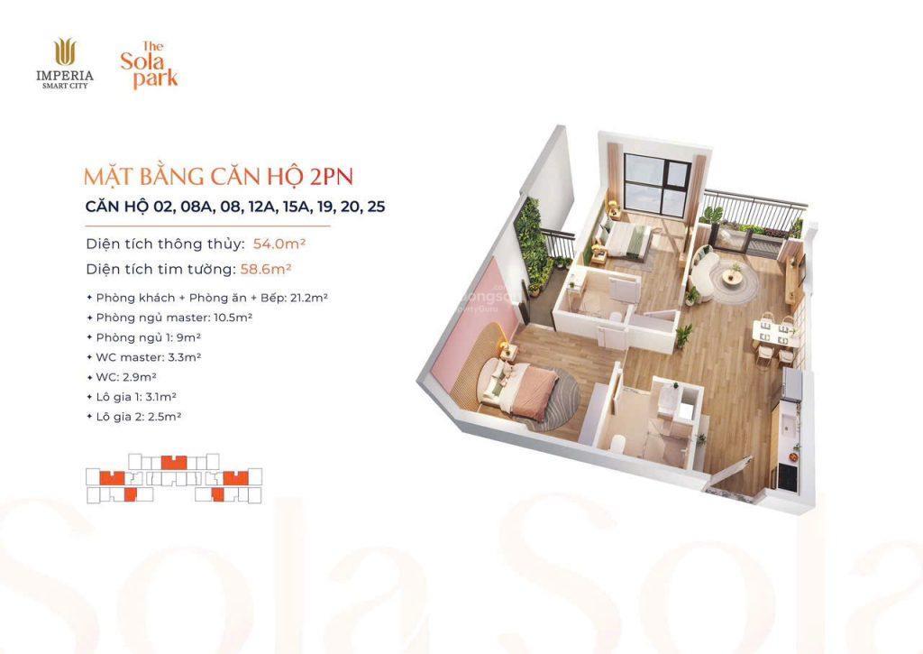 Cắt lỗ 4.69 tỷ 3n sola  view bể bơi  tầng trung đẹp tiến độ