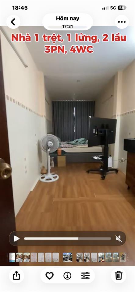 Tân bình ngay chợ ông địa nhà đẹp 4 tầng btct nở hậu chữ l giá 4,9tỷ