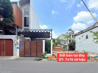Bán lô đất mặt tiền kinh doanh ngang khủng 7m ngay trung tâm trường thọ  sát bên khu đô thị tod
