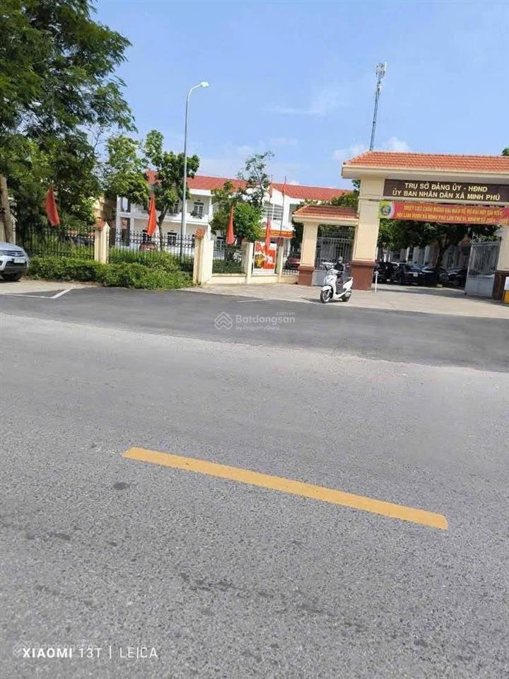 Đất đẹp kinh doanh mặt đường 14 phú thịnh minh phú sóc sơn hà nội diện tích 500m2 khu phát triển
