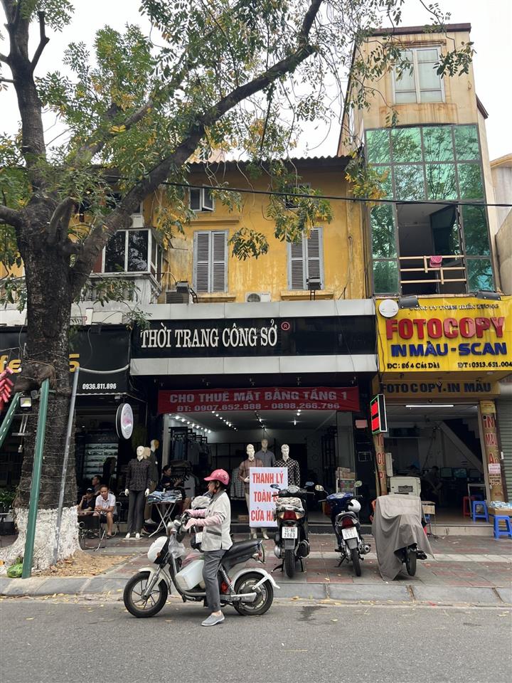 Nhà mặt phố hai bà trưng  cát dài mặt tiền thoáng đẹp, nhận diện cao