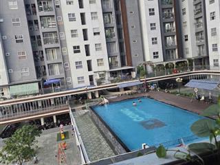 Cho thuê gấp 2pn 1wc, nội thất đầy đủ, view hồ bơi mát cả ngày, gần parc mall. gía chỉ 8tr/tháng