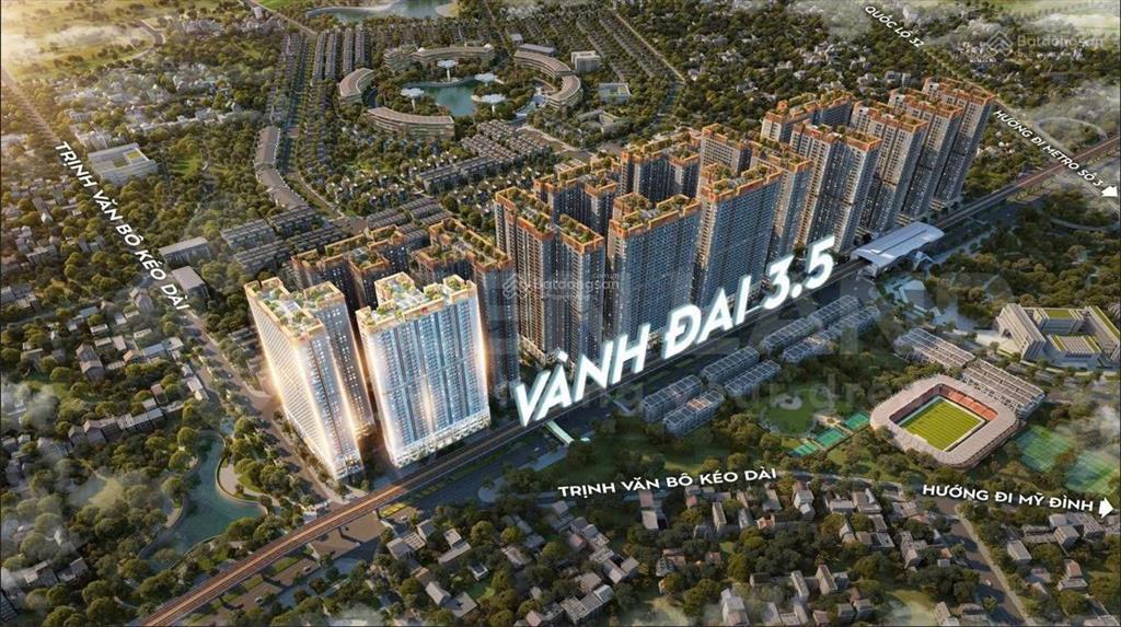 Bán căn 2pn 75m2 mặt đường vđ3.5, giá chỉ 7x tr/m2. full tiện ích 5* đẳng cấp. htls 0% 24 tháng