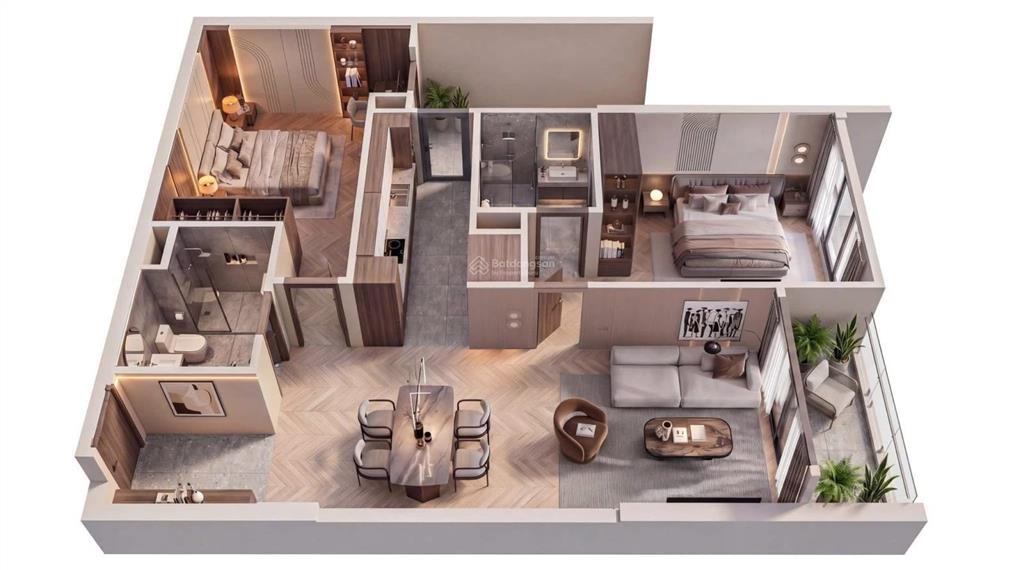 Bán căn 2pn 63m2 hướng đông nam, view thành phố, full nội thất liền tường. có htls 0%  24 tháng.