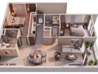 Bán căn 2pn 63m2 hướng đông nam, view thành phố, full nội thất liền tường. có htls 0%  24 tháng.
