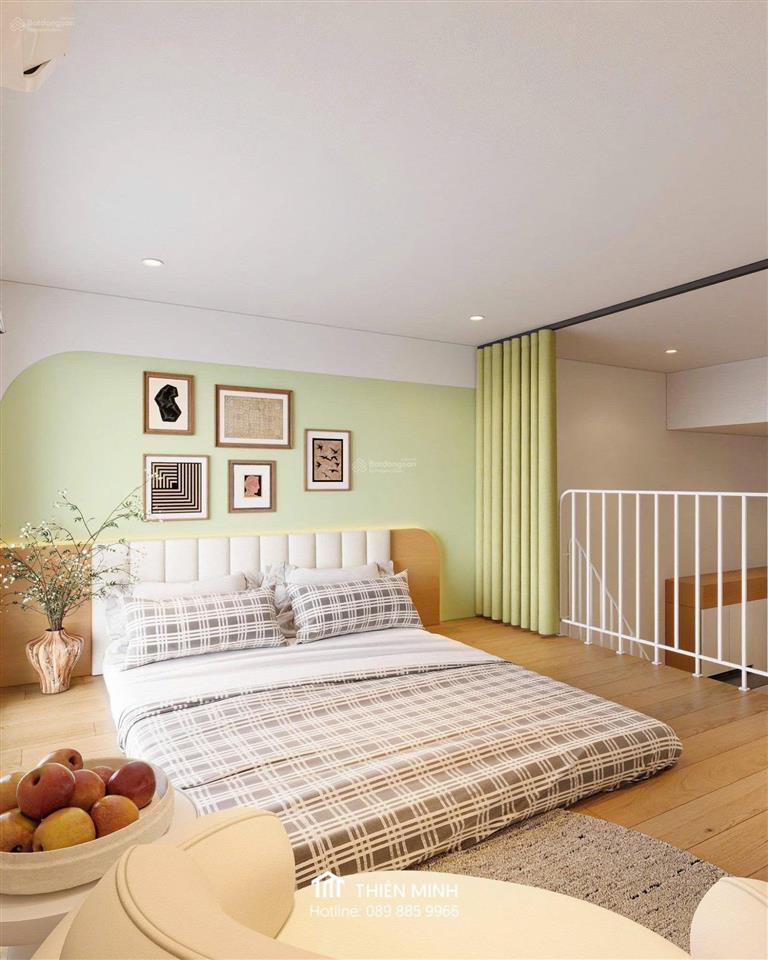 Bán căn studio thiết kế duplex 2pn, vốn chỉ 380 triệu htls 0% 30 tháng. cho thuê 6tr/tháng