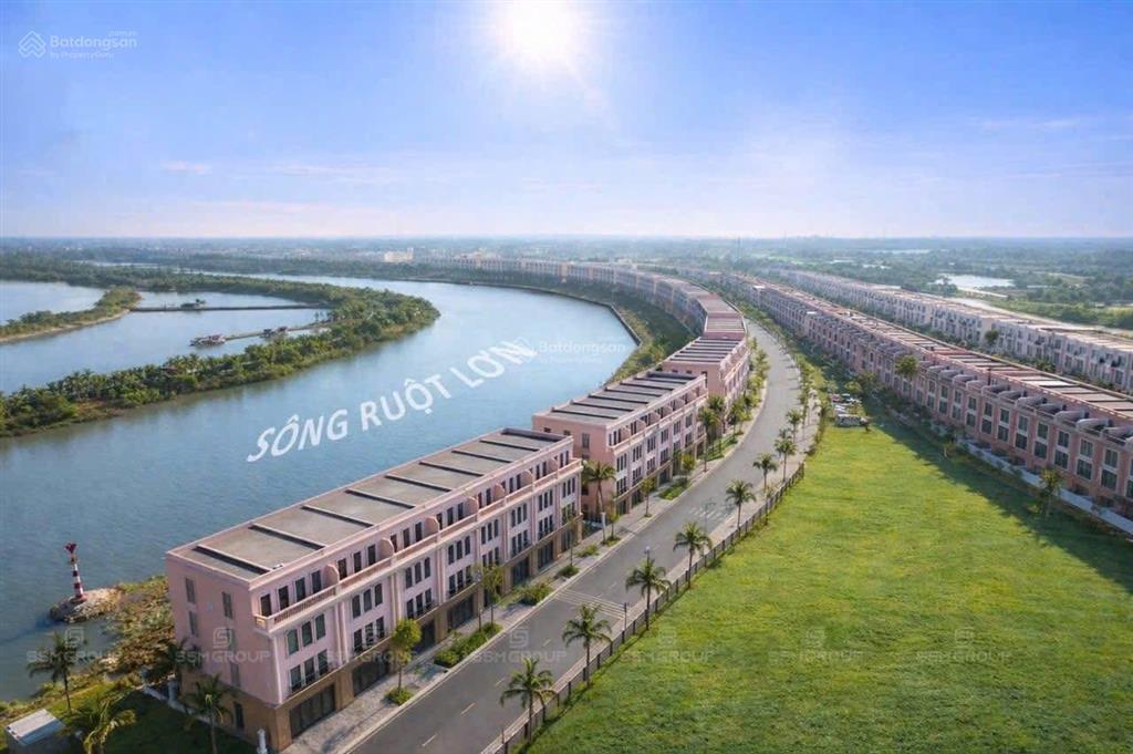 Chỉ nhỉnh 10 tỷ sở hữu liền kề view sông tự nhiên quý tộc, sử dụng riêng 100m2 sân vườn