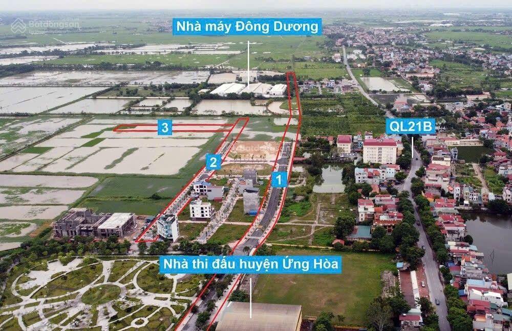 Đất đấu giá vân đình ứng hòa, hà nội | 107,5m2 5,4 tỷ vị trí trung tâm thị trấn