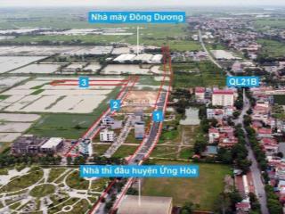 Đất đấu giá vân đình ứng hòa, hà nội | 107,5m2 5,4 tỷ vị trí trung tâm thị trấn