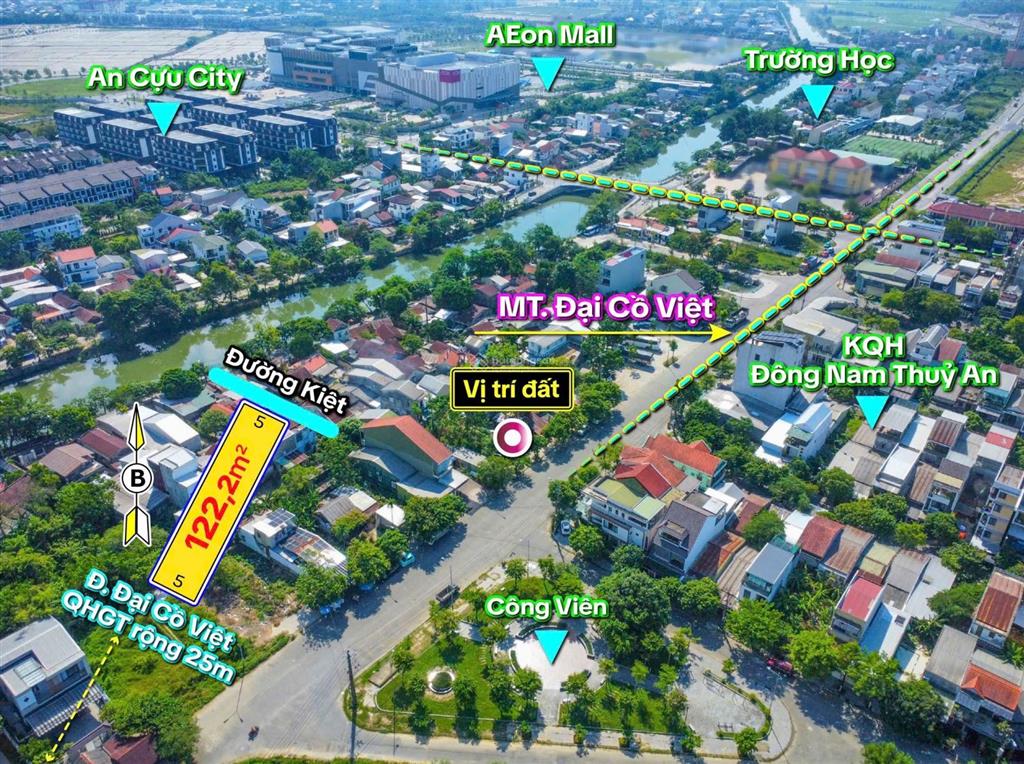 Cần bán lô đất đường đại cồ việt  cách aeon 600m