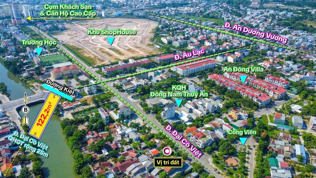 Cần bán lô đất đường đại cồ việt  cách aeon 600m