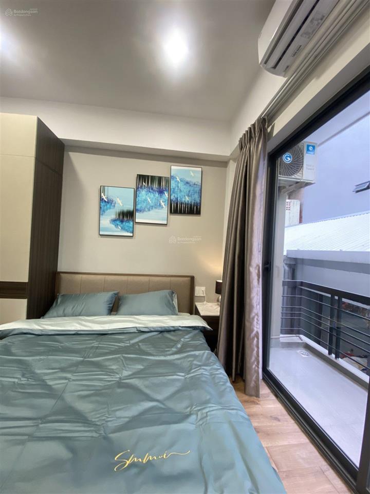 Cho thuê căn hộ ban công full nt ngay trần huy liệu