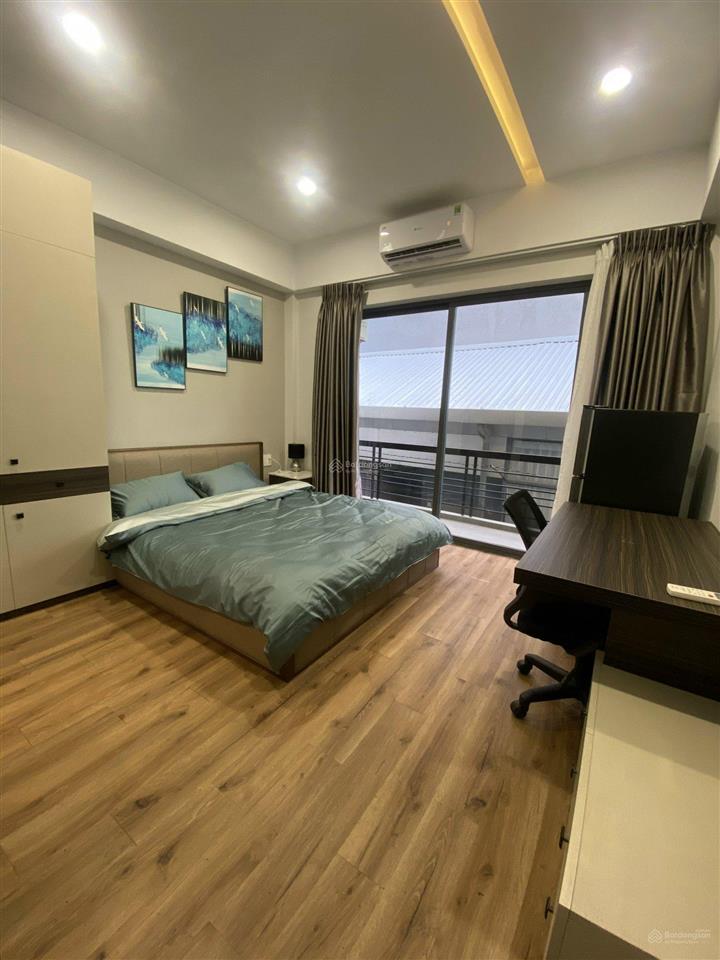 Cho thuê căn hộ ban công full nt ngay trần huy liệu
