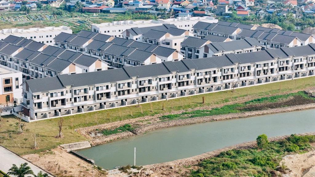 Bán nhà phố view sông tại the greenery hải phòng, 6,6 tỷ, 80m2