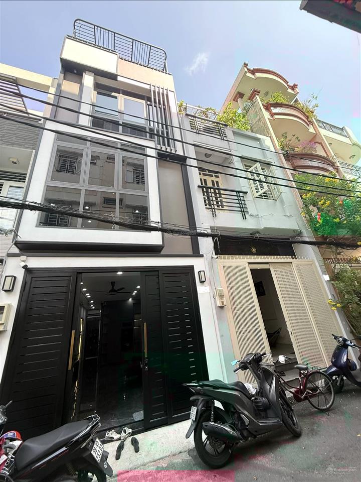 Hẻm 6m xe hơi thông  nhà sấy mới 100% thang máy cảm ứng giá rẻ