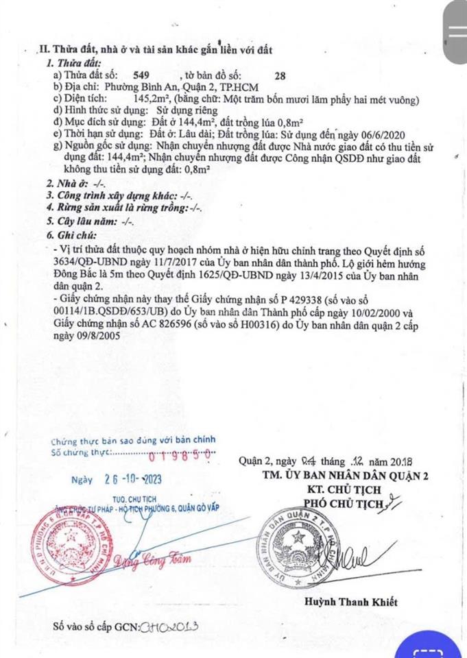 Đất xây hầm 6 tầng ngang 9m dài 18m ngay mặt tiền trần não quận 2 bán nhanh giá đầu tư