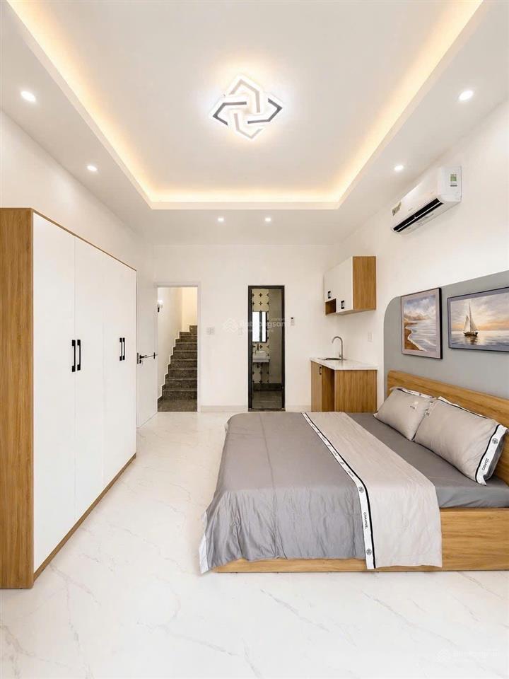 Nhà 5 tầng 7pn thu nhập 50tr/tháng ngang 4m dài 14m nội thất cao cấp phường 6 bình thạnh nhỉnh 8tỷ