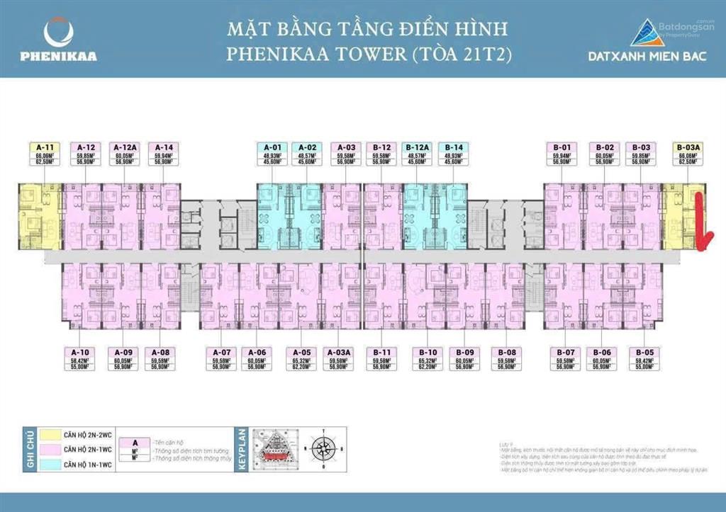 Chính chủ bán căn a1905 tòa mới đang xây. 62,2m, giá 3,1 tỷ