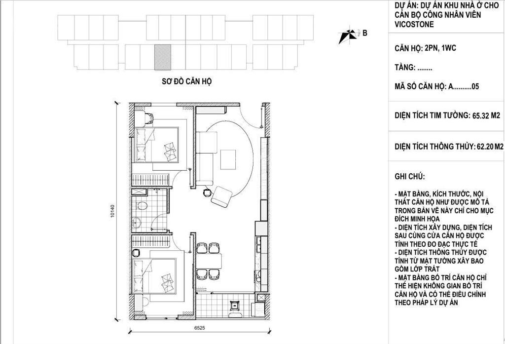 Bán gấp cc phenikaa hòa lạc a1905 2pn, 2,9 tỷ, 62,2m2