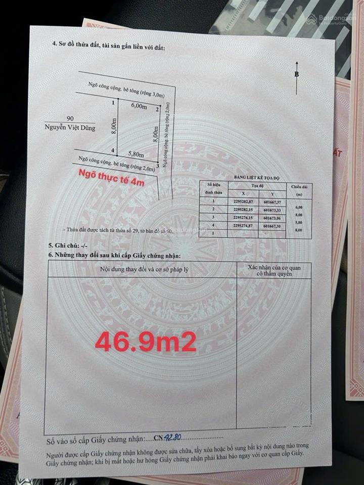 Chỉ 590 triệu sở hữu ngay lô đất 2 mặt ngõ tại tdp trung nghĩa  gần ubnd phường nam đồ sơn