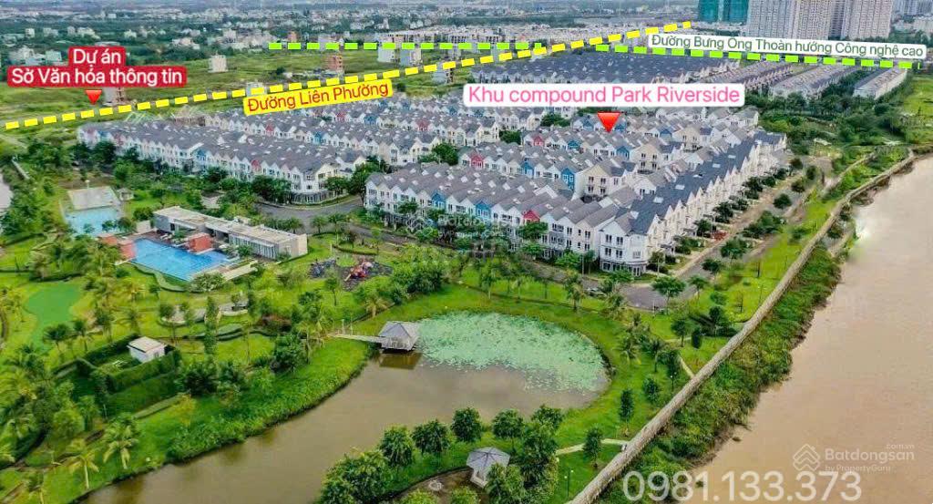Cần bán nhà khu compound park riverside (bưng ông thoàn, q9)  75m2  chuyên nhận ký gửi mua bán q9