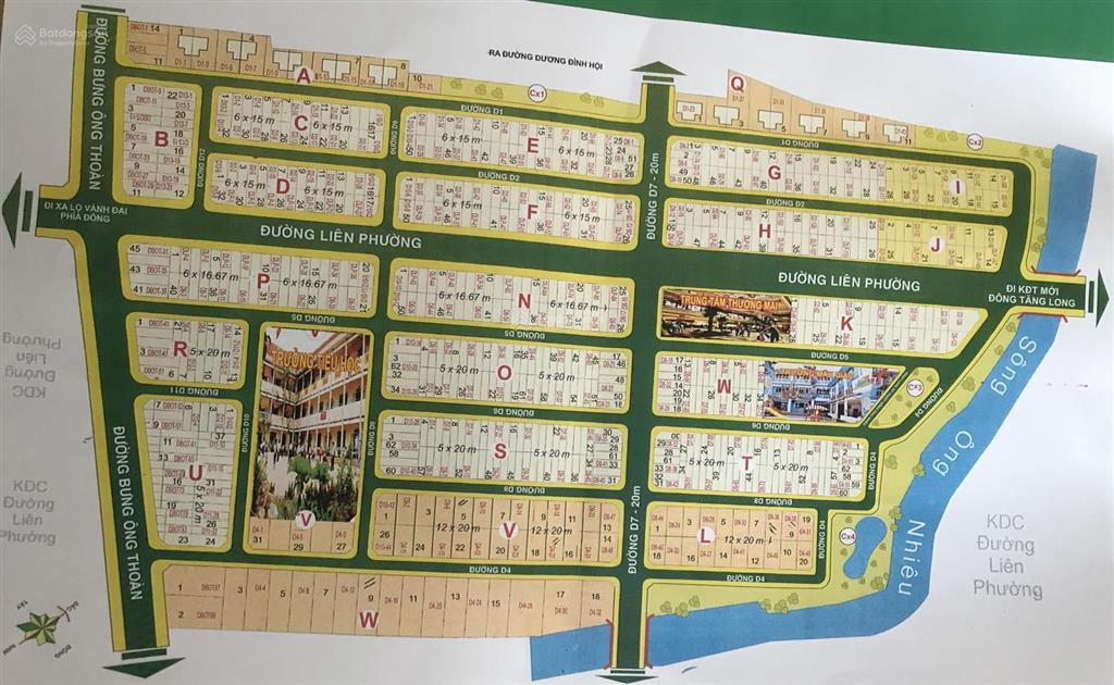 Cần bán nhanh nền đất sở văn hoá, đường bưng ông thoàn  liên phường, quận 9 đa dạng dt 90  240m2