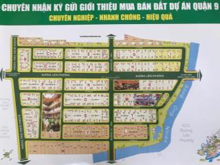 Cần bán đất nền dt 90120m2, kdc sở văn hoá thông tin, đường bưng ông thoàn, phường phú hữu, q9