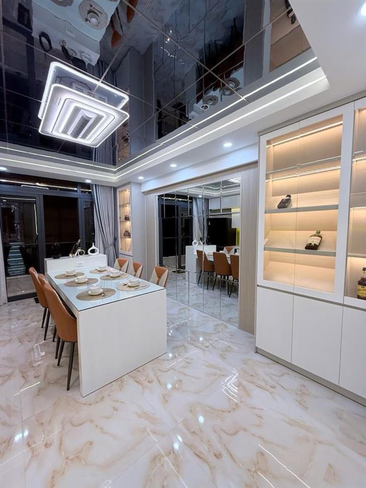 Nhà mới 5 tầng thang máy full nội thất.dt 4mx16m khu dân cư vip phan huy ích p an hội tây.chỉ 12 tỷ