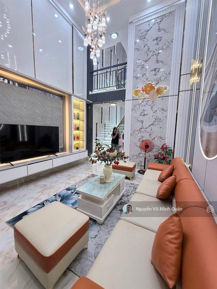 Nhà mới 5 tầng thang máy full nội thất.dt 4mx16m khu dân cư vip phan huy ích p an hội tây.chỉ 12 tỷ