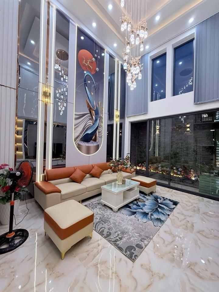 Nhà mới 5 tầng thang máy full nội thất.dt 4mx16m khu dân cư vip phan huy ích p an hội tây.chỉ 12 tỷ