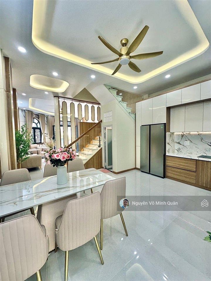 Nhà đẹp 4 tầng full nội thất phan huy ích sát trường chinh p. tân sơn. dt 5mx15m. chỉ 8.9 tỷ tl