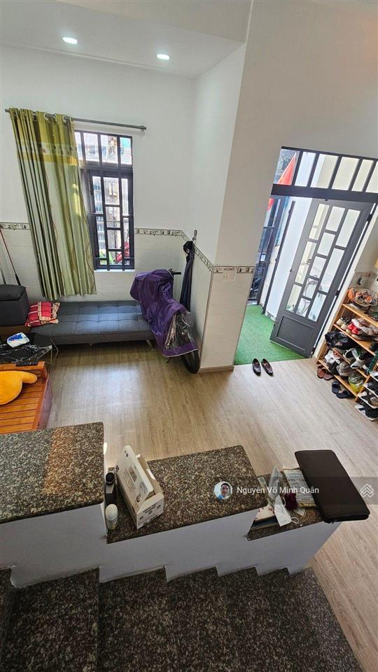 Nhà 3 tầng kiên cố dt 5mx10m cn 50m2. hẻm ô tô sát mặt tiền phan huy ích, trường chinh, p. tân sơn