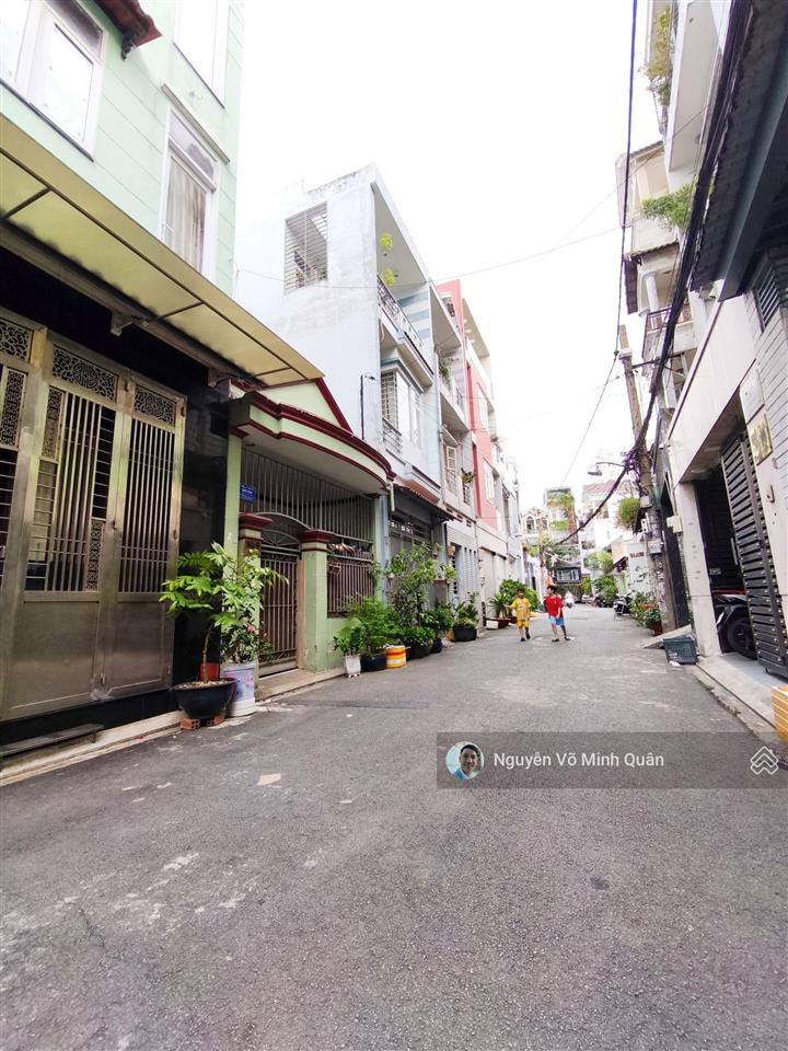 Nhà 3 tầng kiên cố dt 5mx10m cn 50m2. hẻm ô tô sát mặt tiền phan huy ích, trường chinh, p. tân sơn