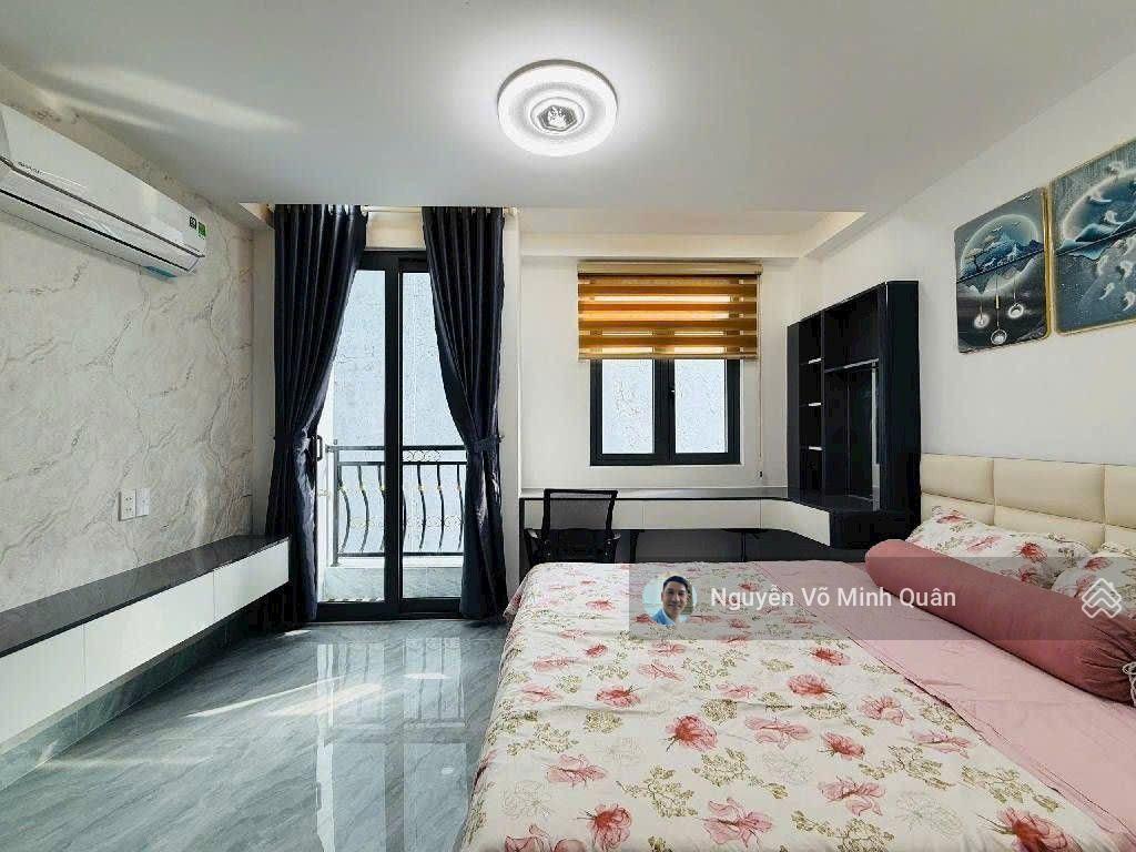 Nhà đẹp 5 tầng full nội thất khu vip phan huy ích p.tân sơn.dt 4mx12m.hẻm ô tô sát mặt tiền.5.9 tỷ