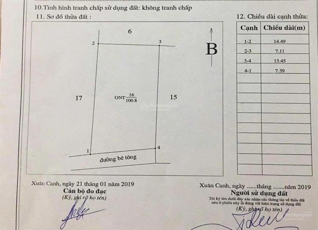 Bán nhanh! full thổ cư tại lực canh, xuân canh, đông anh 91.5m2 chỉ 98tr/m2,  a hà 0915 137 ***