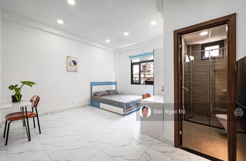 Căn hộ mới xây 100% full nội thất  máy giặt riêng, ban công, cửa sổ  trường chinh, phan văn hớn