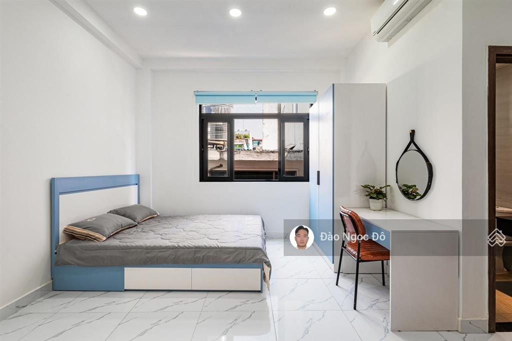 Căn hộ mới xây 100% full nội thất  máy giặt riêng, ban công, cửa sổ  trường chinh, phan văn hớn