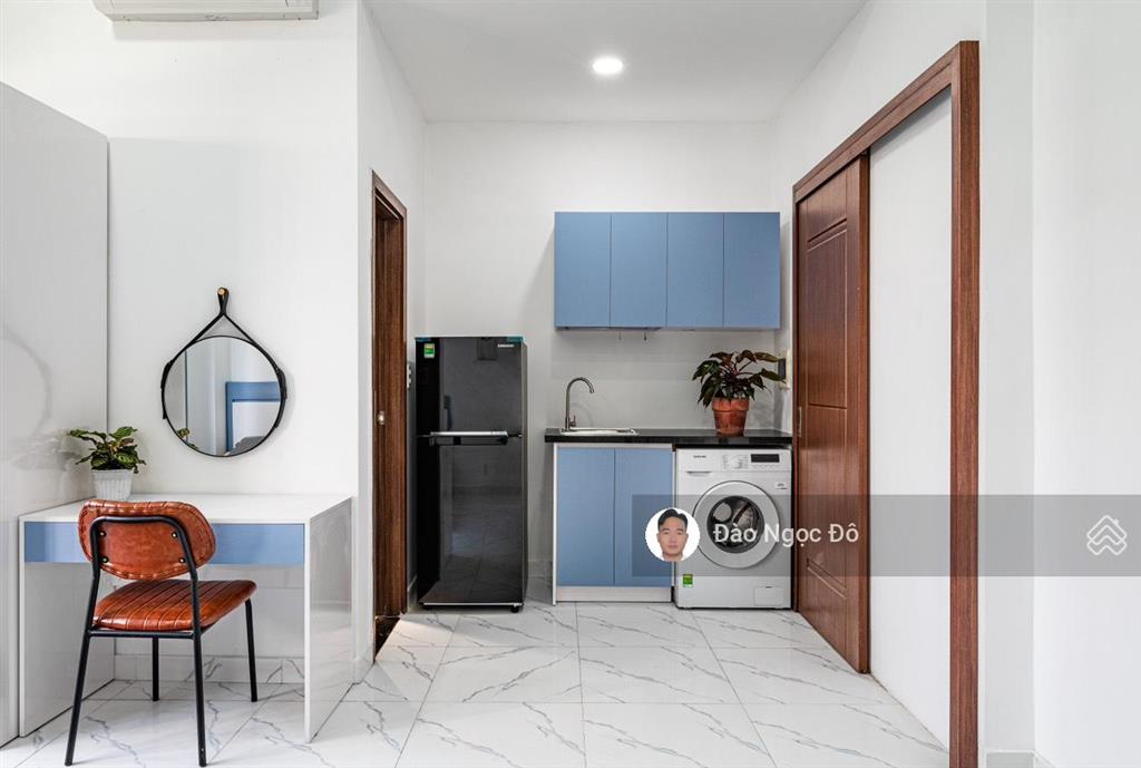Căn hộ mới xây 100% full nội thất  máy giặt riêng, ban công, cửa sổ  trường chinh, phan văn hớn