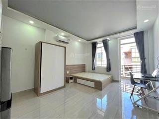 Phòng mới xây cho thuê full nội thất ban công, tách bếp, ngay lê văn khương, siêu thị mega