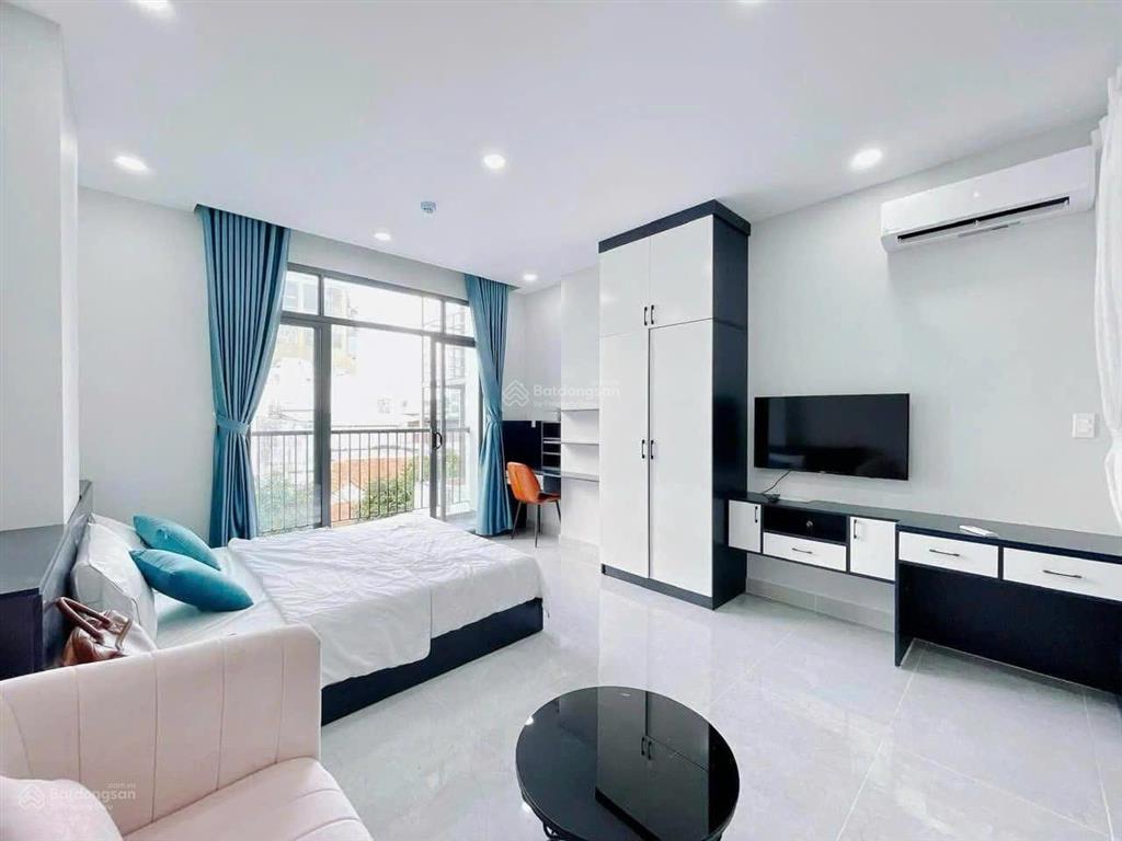 Căn hộ 1 phòng ngủ full nội thất, ban công, cửa sổ, công viên phần mềm, tô ký, nguyễn ảnh thủ