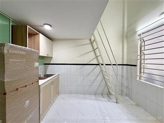 Phòng trọ mới xây cho thuê  gác cao 2m, sẵn máy lạnh  ngay huflit, galaxy trung chánh