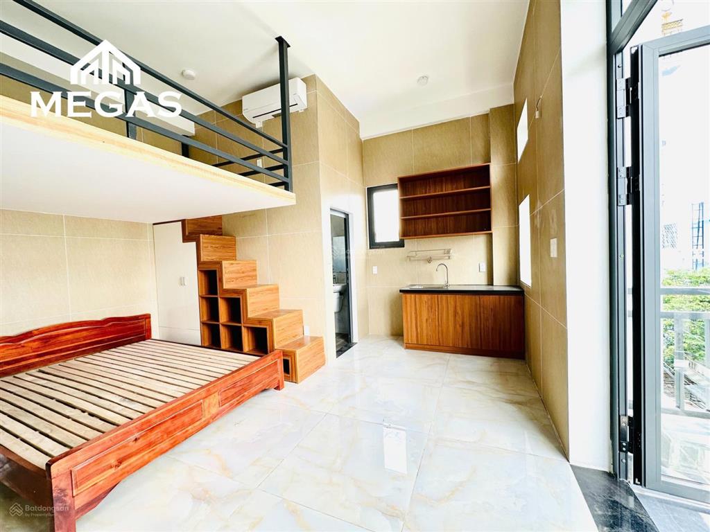 Căn hộ mới xây full nội thất  ban công, máy giặt riêng  ngay phan văn hớn, cầu tham lương