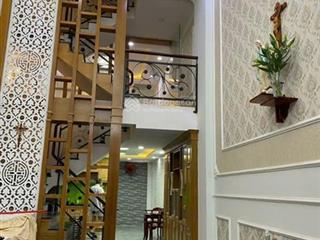 Nhà 4 x 15 đúc 1 lững 3 lầu sân thượng hẻm 5m phạm văn chiêu phường 9 gò vấp