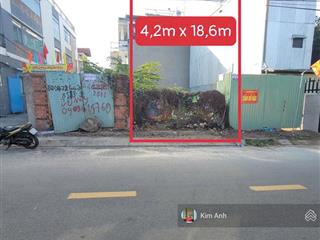 Bán lô đất mặt tiền kinh doanh đường số 6 linh tây. đất vuông vức 78.9m2 ngang 4.2m xây dựng cao