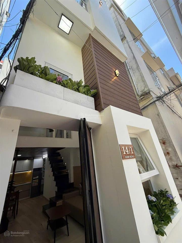 Bán nhà 3.5 tầng sau mặt mặt tiền hàm nghi 1 căn nhà