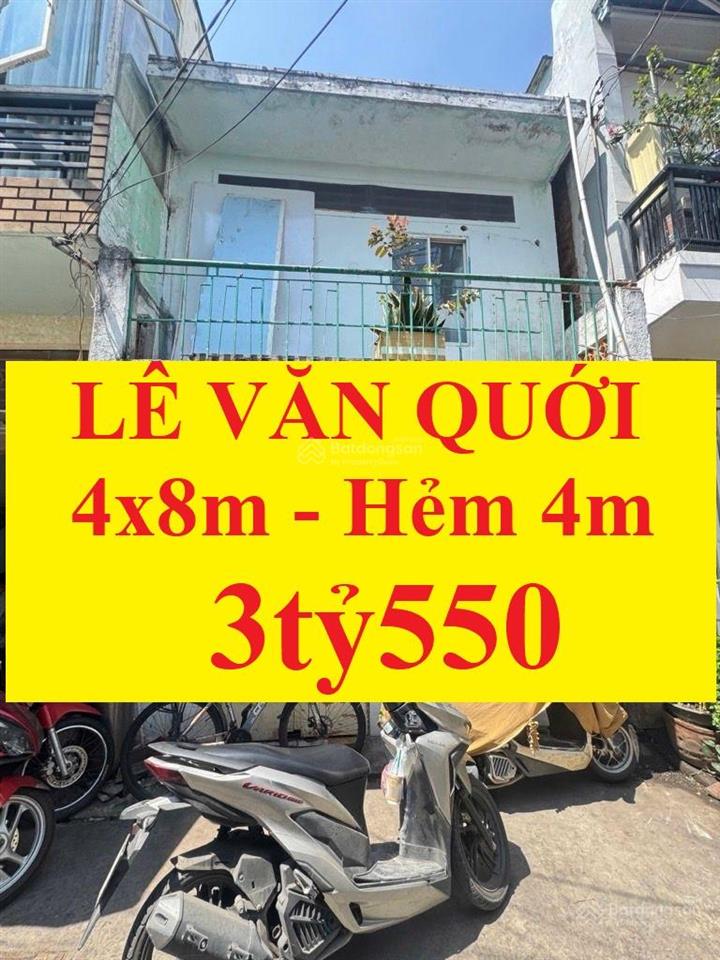 Nhà ngay lê văn quới, đs14. nhà cũ tiện xây mới  2 tầng  32m2 ngang 4m, hẻm xe hơi gần mặt tiền