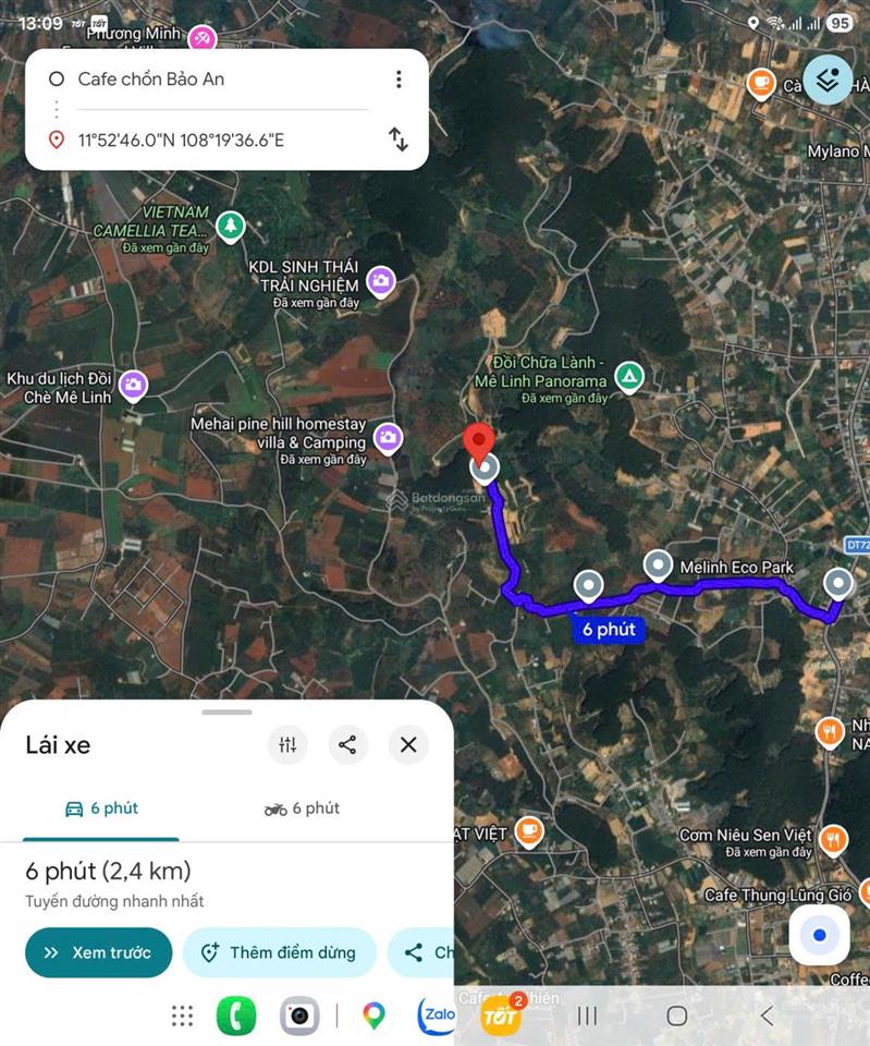 500m2 đất nam ban  lâm hà  ven đà lạt chỉ 390tr full giá (bao thuế phí), shr (đl3)