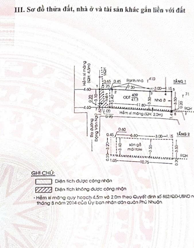 Hxh 4.5m đặng văn ngữ phú nhuận 42m2  1t1l nhà đúc btct, vào ở ngay hoặc cho thuê, hẻm thông