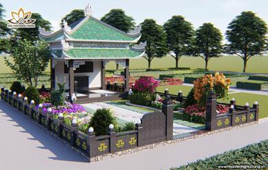 Nhượng lại lô mộ gia tộc đẹp tại hoa viên bình an