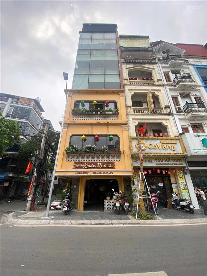 Mặt phố kim đồng hoàng mai. dt 70m 6 tầng giá 29,8 tỷ.vị trí đắc địa, kinh doanh đỉnh.